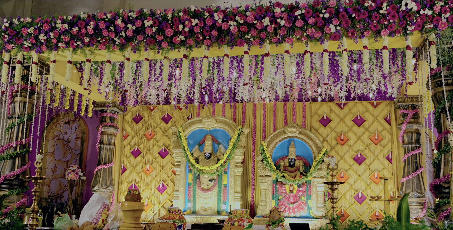Tamil wedding ceremony at Suganya Convention Centre, Pondicherry