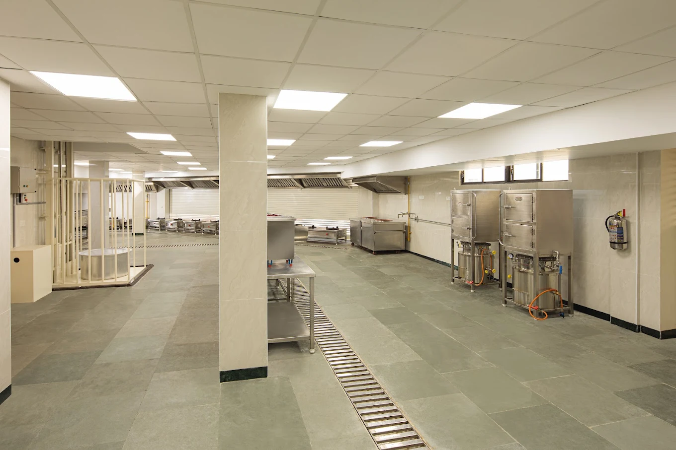 The in-house kitchen at Suganya Convention Centre, Pondicherry